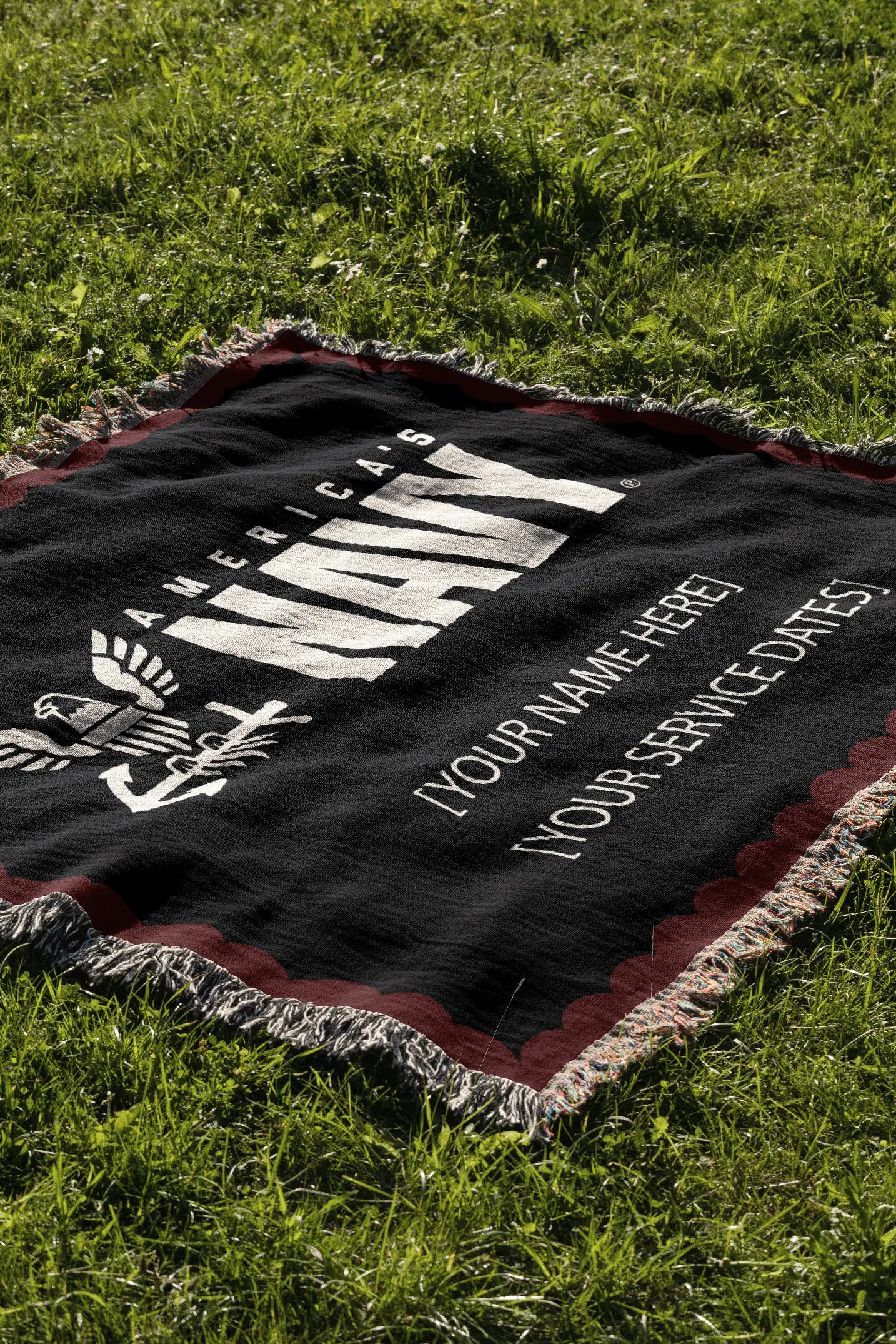 Officially Licensed U.S. Navy Woven Blanket - America's Navy