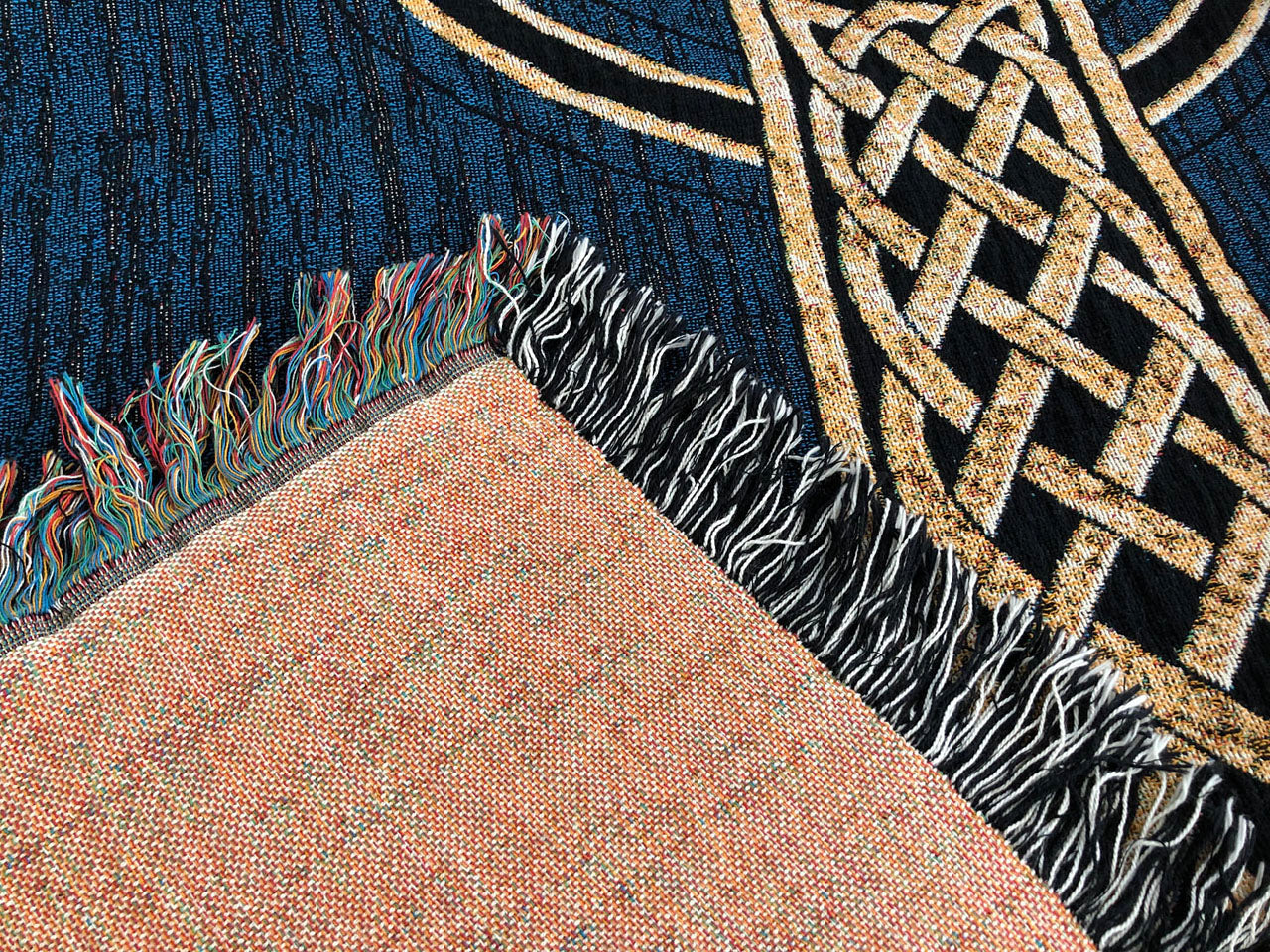 Celtic Cross Woven Blanket