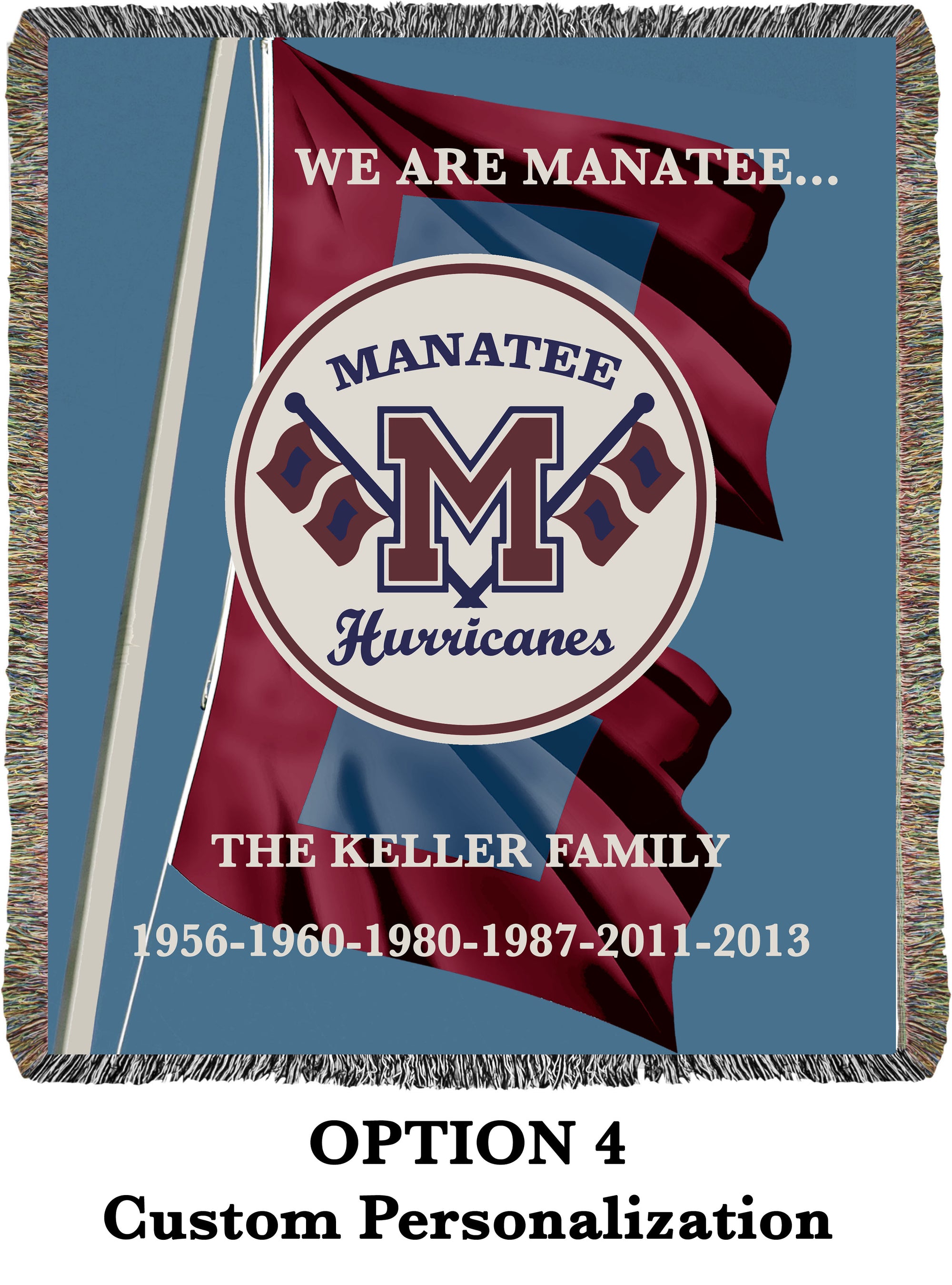 Manatee High School Custom Woven Blanket Fundraiser
