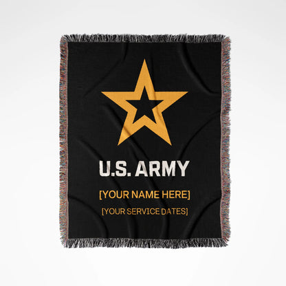 U.S. Army Logo Custom Commemorative Blanket - Officially Licensed