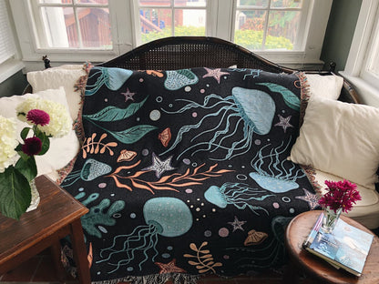 Sea Life Throw Blanket